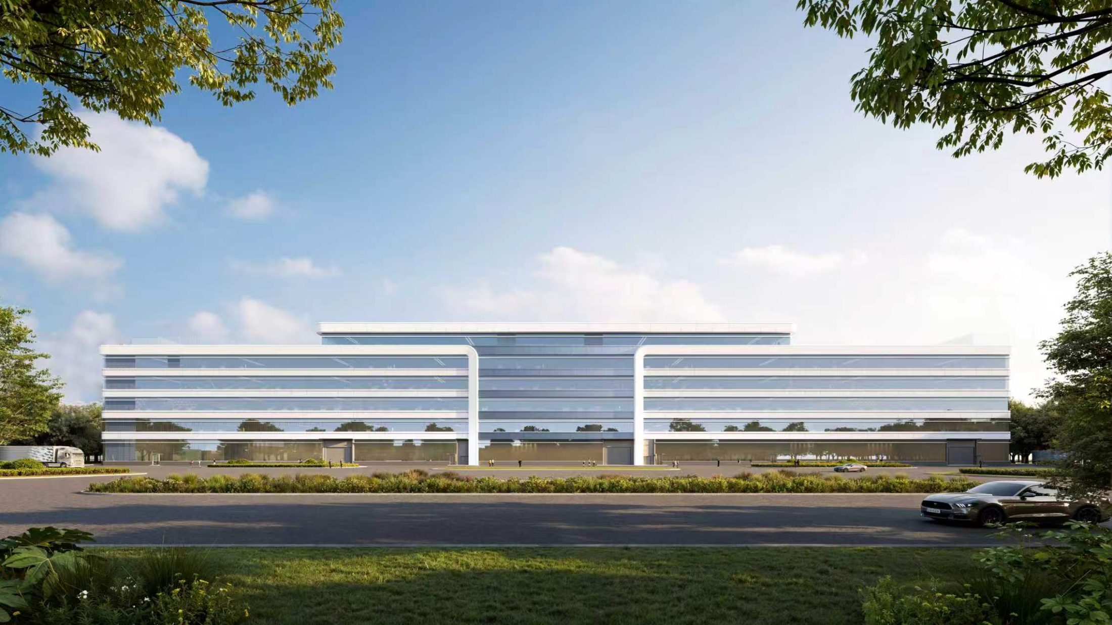 Baoye Curtain Wall new production base, Shaoxing Keqiao, rendering