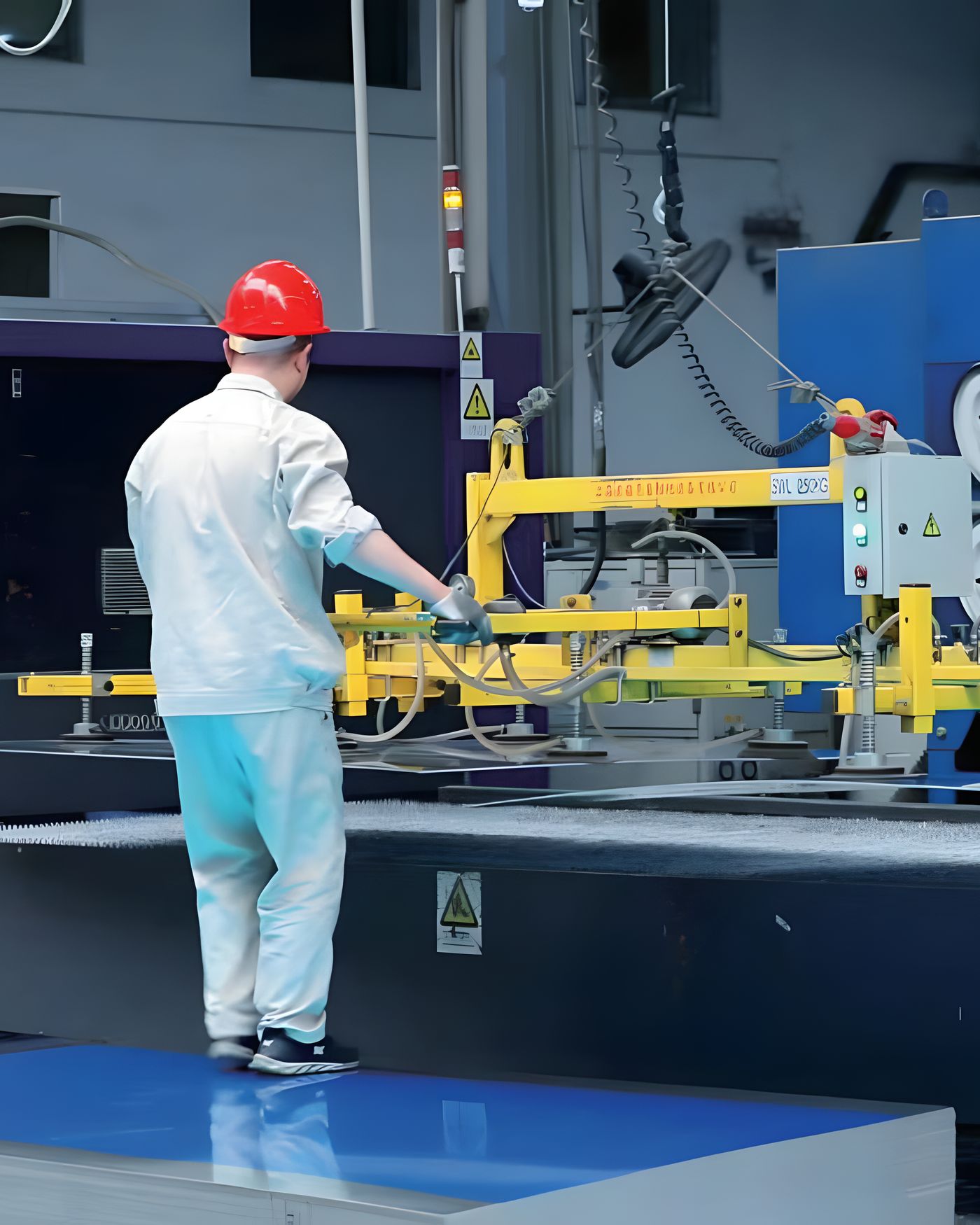 Glass panel handling line, Shaoxing plant