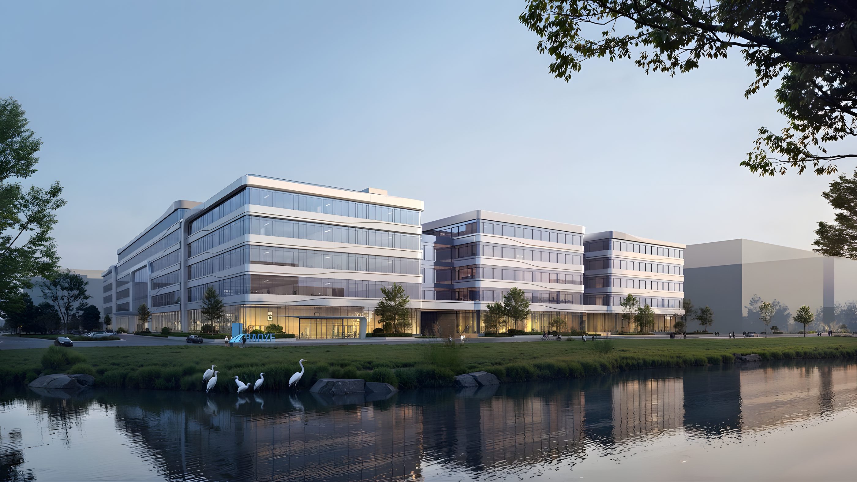 New Baoye Curtain Wall production base, Shaoxing Keqiao, rendering