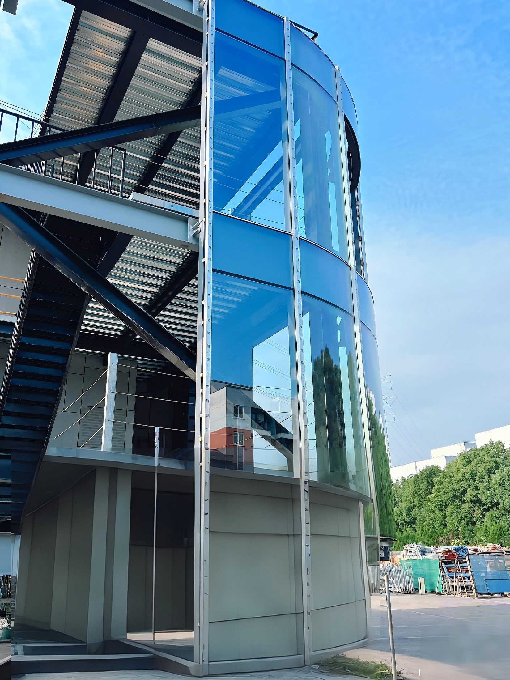Baoye industrialised construction base, rendering